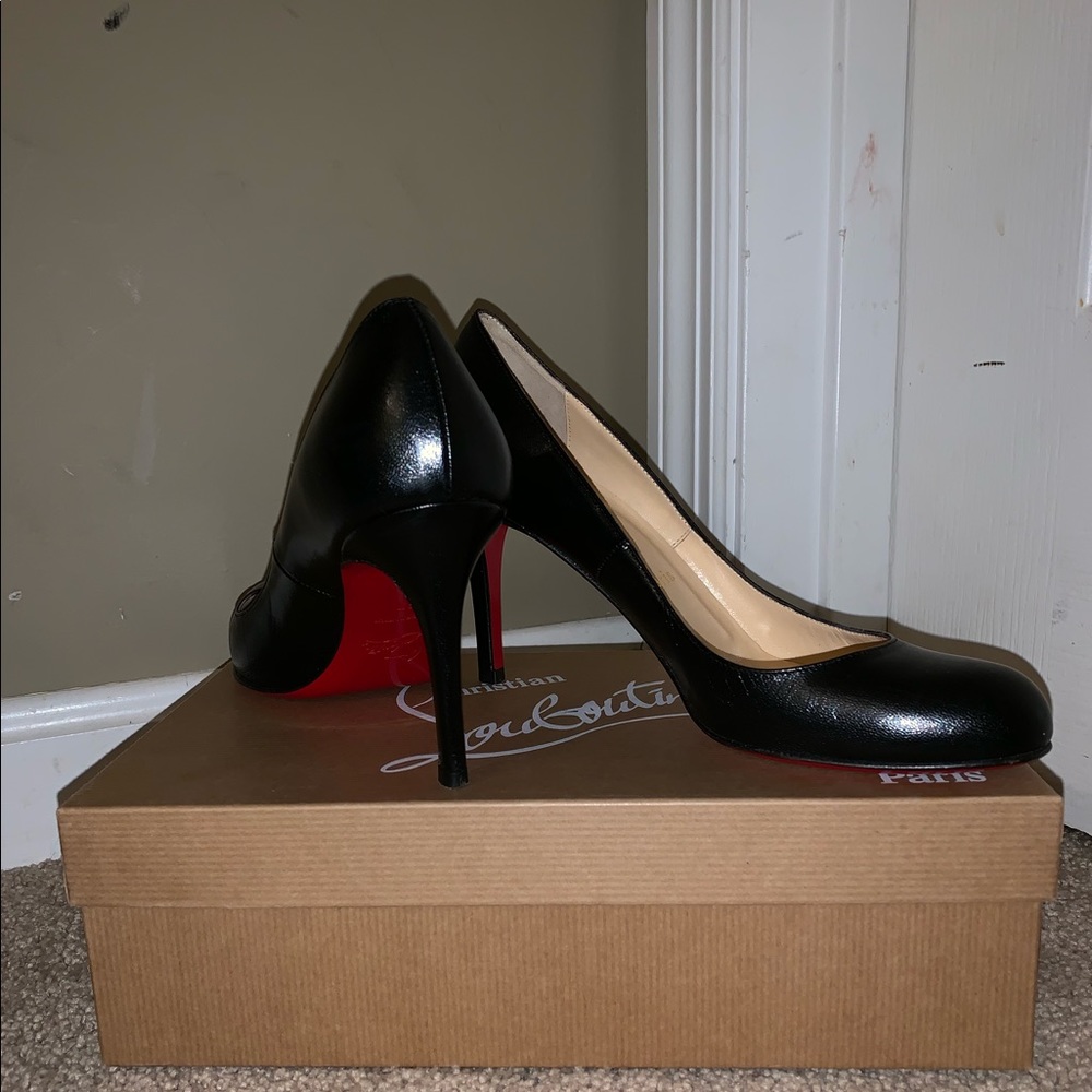 Christian Louboutin Paris Round Toe Pumps